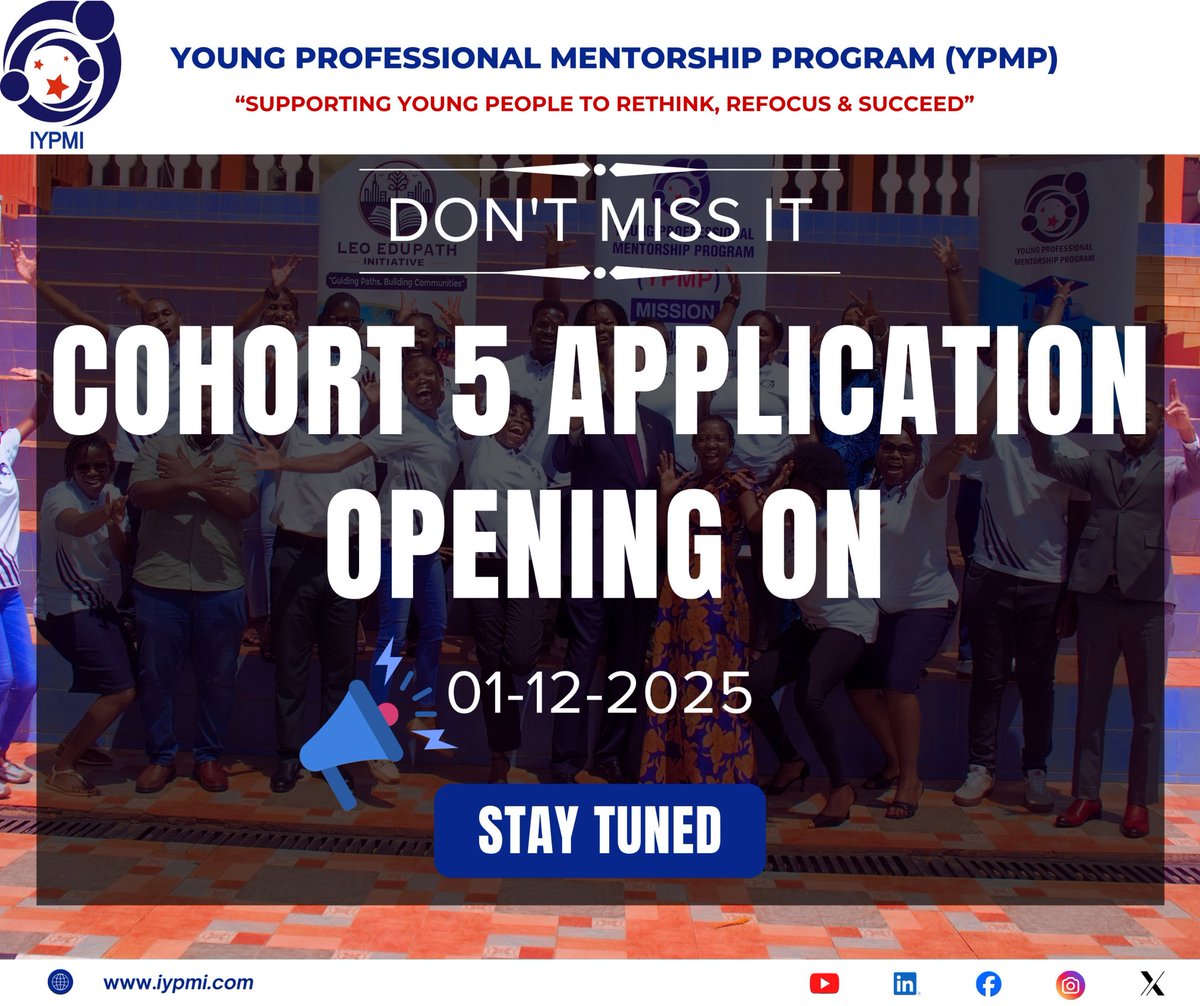 Are you a young professional aged 18-34 ready to take your growth to a higher notch? 

Enrollment for YPMP Cohort 5 is around the corner. 🎉🎉

Keep your eyes open for this opportunity