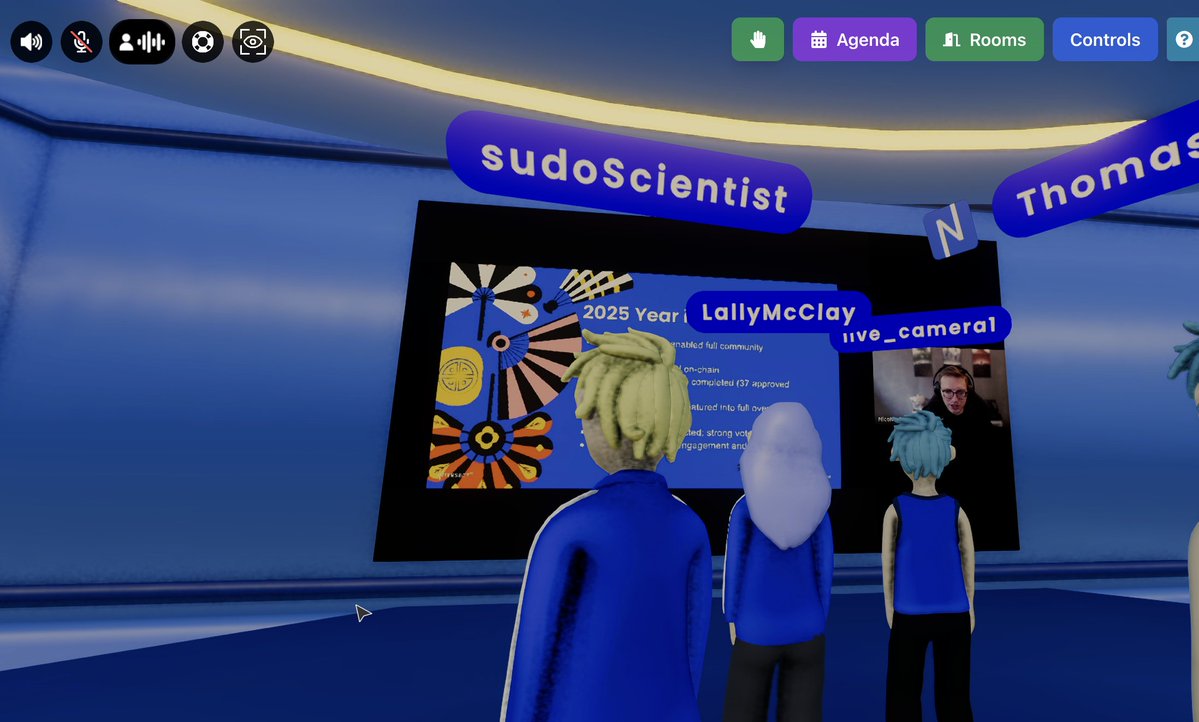 IntersectCIVICS's tweet image. Live Now: Civics Committee - 2025 in review 😊 in the @IntersectMBO AMM Virtual hub