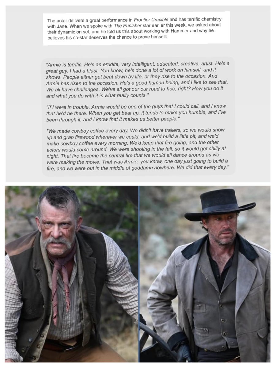"Armie is terrific. He's an erudite, very intelligent, educated, creative, artist. He's a great guy"🤩

#ArmieHammer #ThomasJane #FrontierCrucible 

comicbookmovie.com/action/hes-a-g…