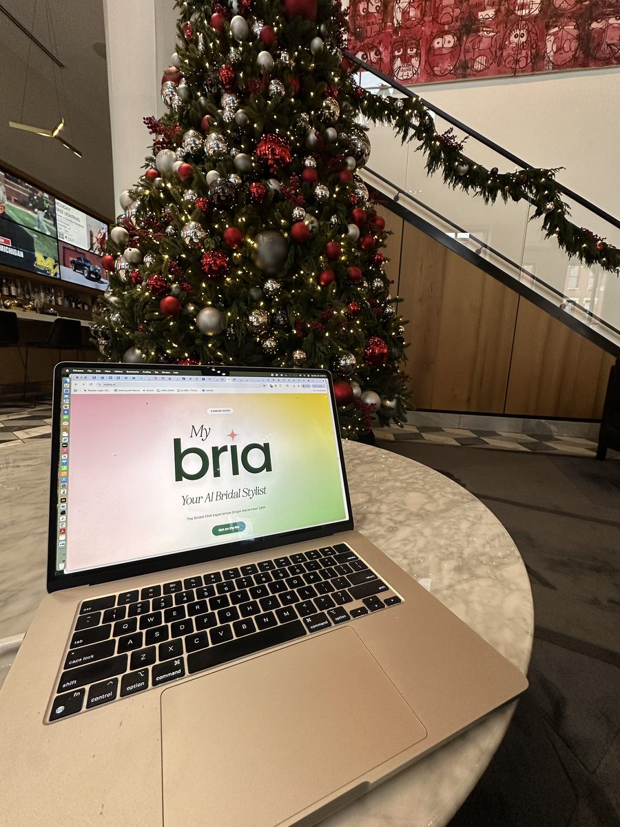 Low key launching a quiet bridal club for the ones who get it on Small Business Saturday while everyone else in Ohio is watching a football game. 

mybria.ai