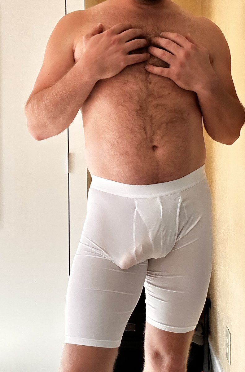 It’s almost Sunday… can’t contain myself! This new silky material has me so chubbed all the time!