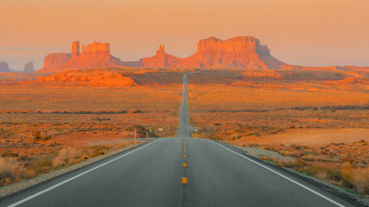 jeffmihaly's tweet photo. Roads in the West https://t.co/EZaxdM2Ny8