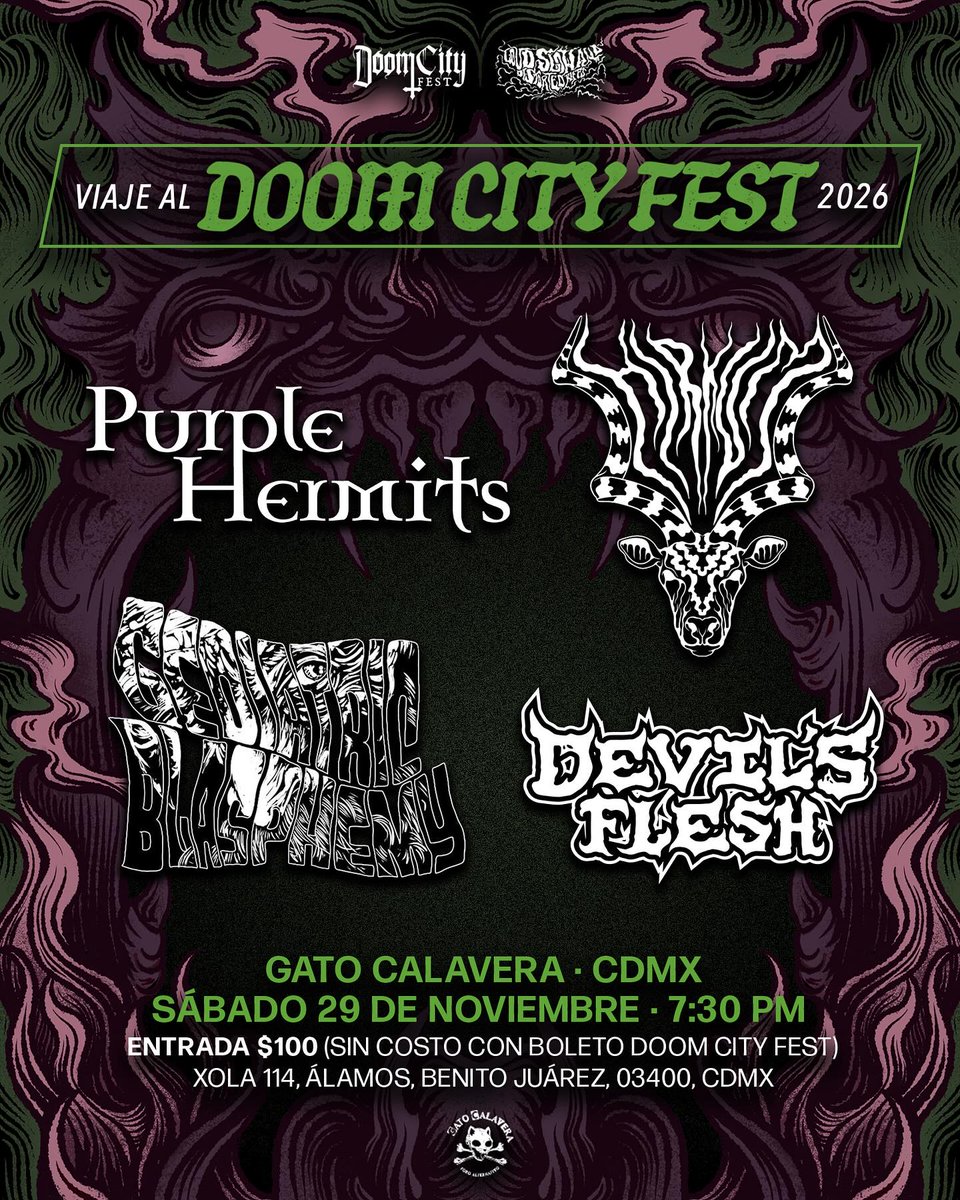 BBeat105's tweet photo. 29 de noviembre:

- En el #EstadioFrayNano, @limpbizkit, @bfmvofficial, #311, #RiffRaff, @eccavandal y #SlaySquad. @Musicvibe_mx

- #ViajeAlDoomCityFest en @GatoCalavera

- @Tattoomusicfest

- #BrutalMetalFest

- #Cöuntess en #ThePit

En cuál los veremos

#StayBlast
#BlastBeat105 https://t.co/Afk6B8DU0j