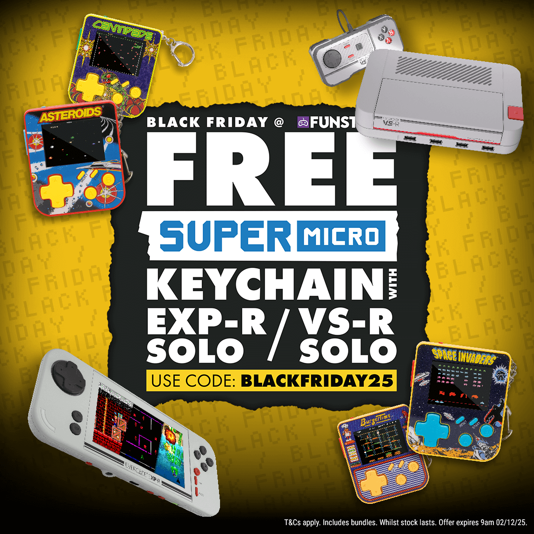 Get a freebie this Black Friday...

Free Super Micro Keychain when you buy an EXP-R Solo or a VS-R Solo! 

Buy now: funstock.co.uk/collections/ev…

T&amp;Cs apply.