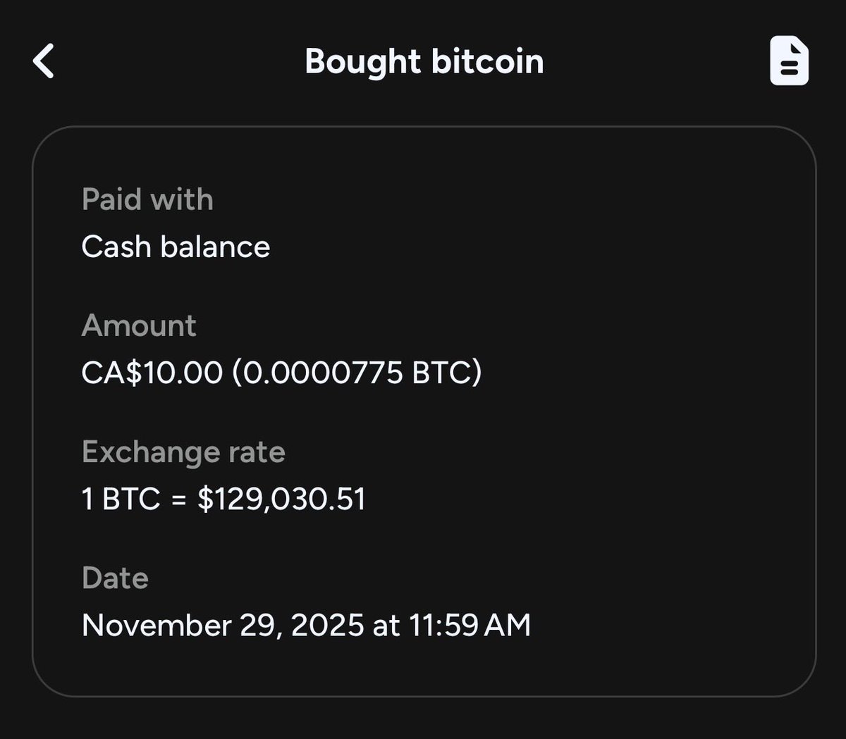 crypto_chec's tweet image. Continuing to Buy each day.
Additional 7,750 Sats acquired today.
#Bitcoin #Shakepay #BTCCAD