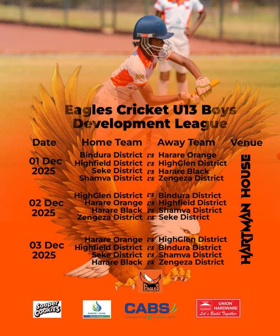 Catch them young watch them grow💪presenting our Development Festival fixtures from 1December-3December at Hartman House. Come through and witness greatness and also support our little legends in the making