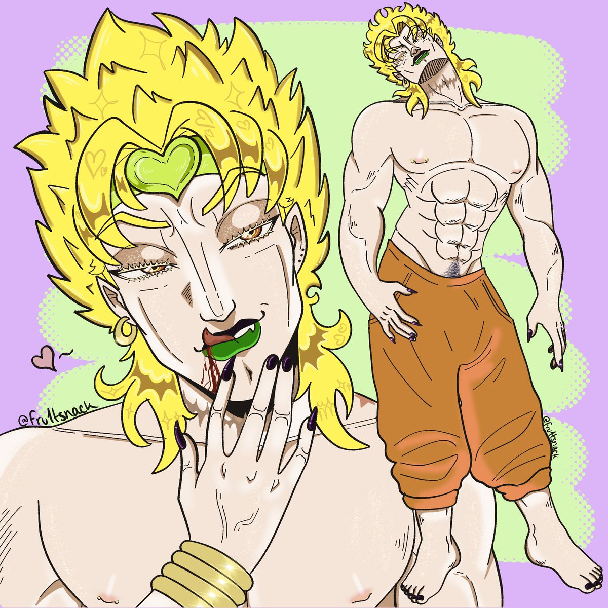 fru1tsnack's tweet photo. i forget that i can also post here #JoJosBizarreAdventure #jjba #diobrando https://t.co/cNOtRwIOcP