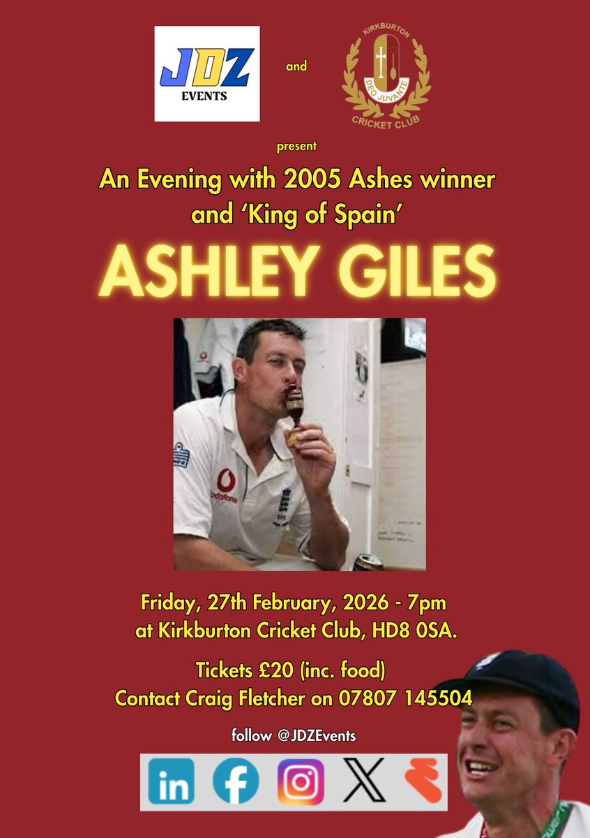 jdzevents's tweet image. Lots to look forward to in 2026 #jdzevents #events @PSLCC @kirkburtoncc @GuiseleyRangers @pocklingtonpixi