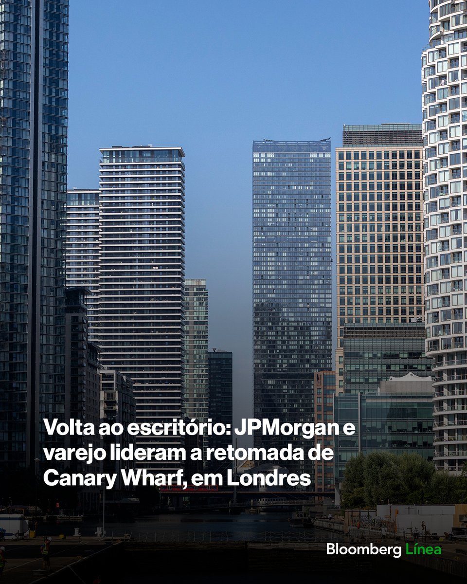 BloombergLineaB's tweet image. Volta ao escritório: JPMorgan e varejo lideram a retomada de Canary Wharf, em Londres. Saiba mais: bit.ly/43ZOGed

#executivo #trabalho #escritório #Londres #banco