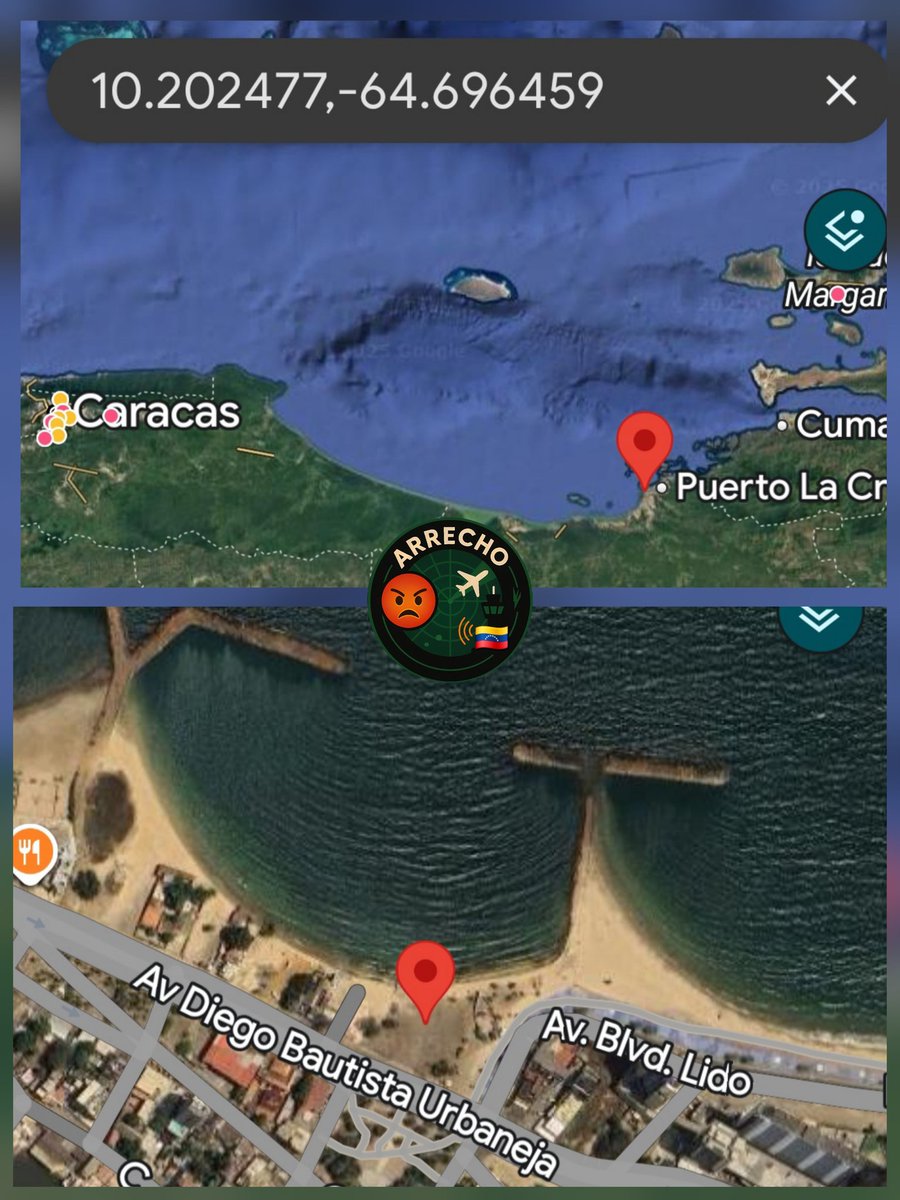 Arr3ch0's tweet image. Sistema BM-21 Grad, lanzamiento múltiple de cohetes autopropulsado de 122 mm en Lechería, Anzoátegui. Coordenadas: 10.202477,-64.696459.