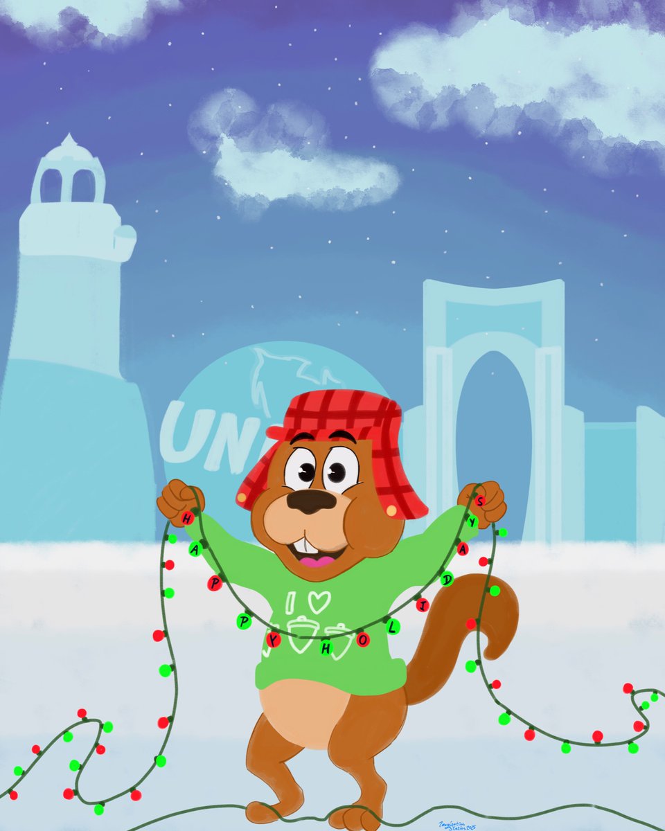 Universal Orlando's Earl the Squirrel artwork. Hopefully I did this lil guy justice! #fanart #UniversalOrlando #EarlTheSquirrel #UOResort