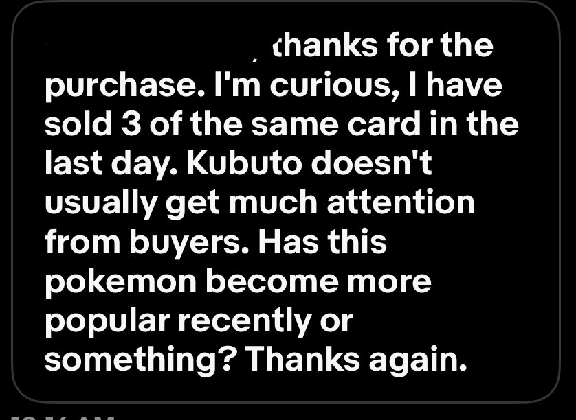Kabuto doesn't usually get much attention from buyers

Has this pokemon become more popular recently or something?