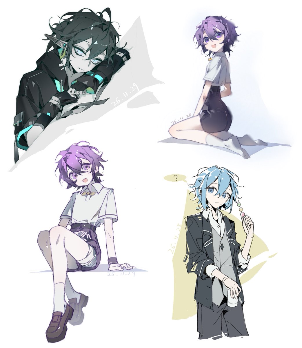 ラクガキ 
#オリキャラ #絵描きさんと繋がりたい