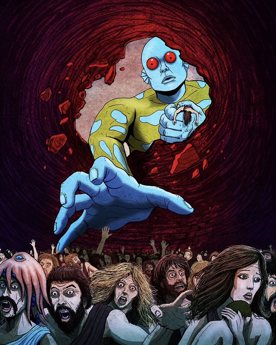 HeavyMetalInk's tweet image. Art from the animated sci-fi movie Fantastic Planet (La planète sauvage, 1973) by Hal Hefner 👽

Fantastic Planet (La Planète sauvage), directed by René Laloux and based on the novel by Stefan Wul, is a French-Czechoslovak animated science-fiction film known for its surreal,…