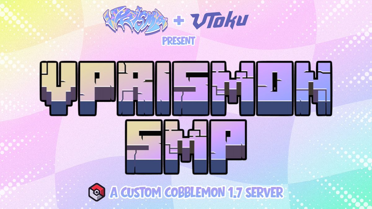 VPrisma_VT's tweet image. 🌟VPRISMON SMP🌟

It's here! Come join Vprisma and friends on our brand new Cobblemon SMP server sponsored by @vtokustudios! 

Best part? If you are subscribed to any of the creators involved, YOU CAN PLAY TOO! 

Launch stream starts tonight at 8pm CST!