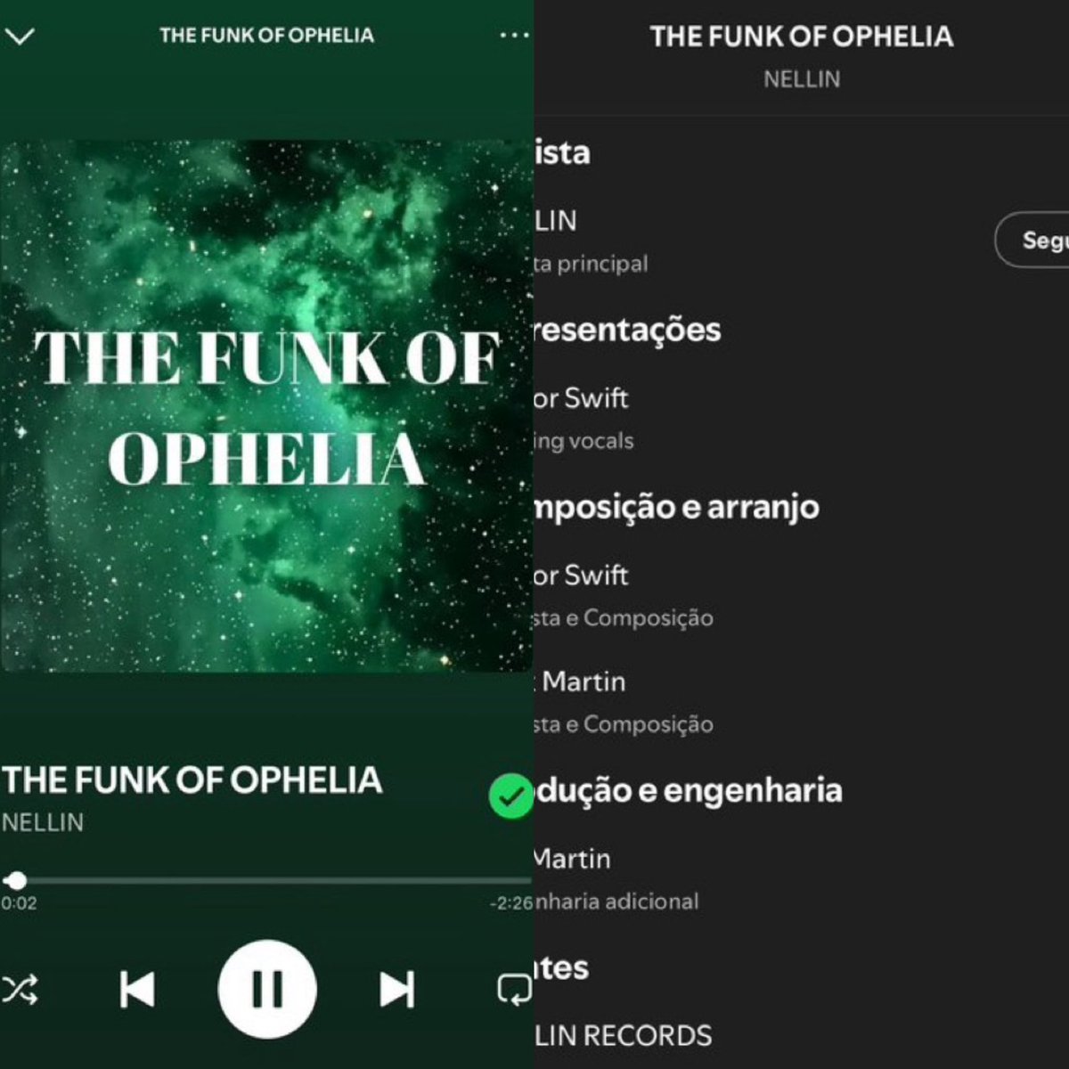 theTSupdates's tweet image. 🚨Taylor Swift has authorized a Brazilian Funk version of “The Fate of Ophelia”. 🇧🇷

— listen here: open.spotify.com/track/7grde5Xi…