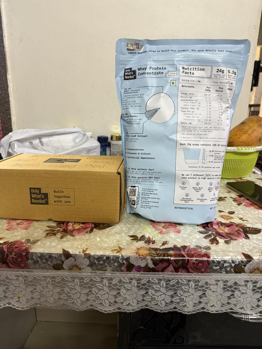 OverthinkKaAdda's tweet image. Just reordered ‘Only What’s Needed’ Protein powder. Only brand that I’ve ordered twice. 

Only whats needed might actually be whats needed. 💪😂

@foodpharmer2