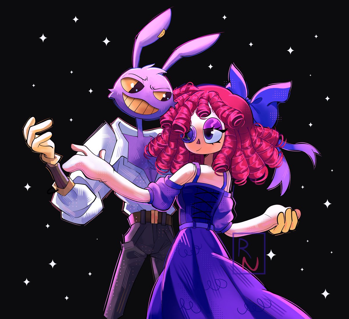 RNelle_Cabin's tweet image. It’s done!!! Love the AU 💕💕

#bunnydoll #jaxxragatha #Ragatha #ragathafanart