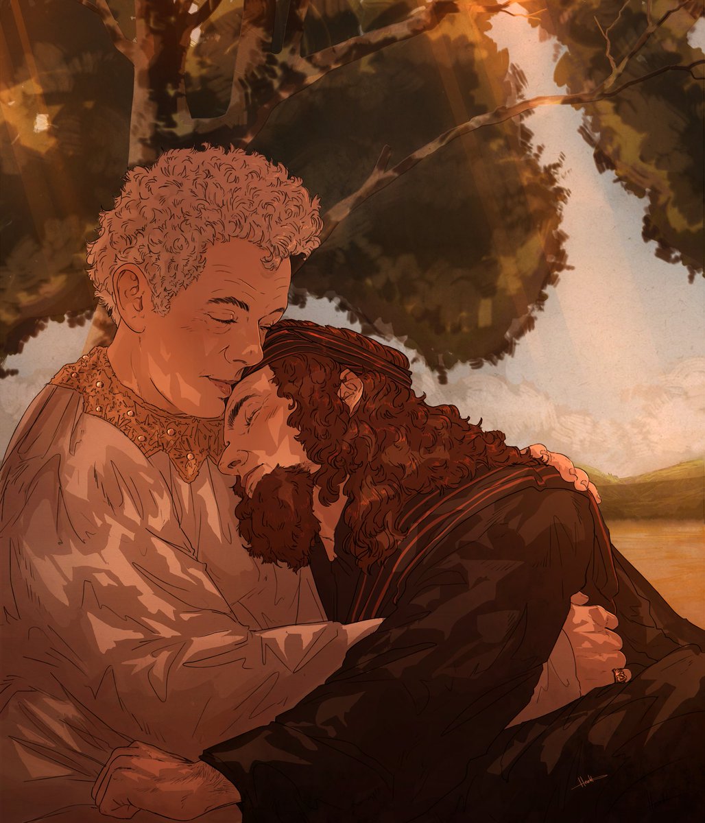 I missed drawing Bildaddy🩷

• The day I fall in love •

#GoodOmens #BildadTheShuhite #bildaddy #GoodOmensFanart #Aziraphale #Crowley #GoodOmensComic #digitalart #heohlart #IneffableHusbands #IneffableHusbandsFanart