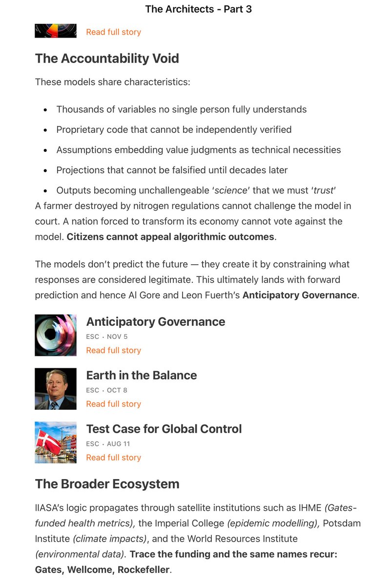 JanRavensbergen's tweet image. Turns out esc (on Subst*ck) continues 💥on overdrive 💥 to produce epic explorations (to our benefit).

how TechnoTyranny can be expected to unfold

assuming accountability is absent

[ serious blowback SVP to derail Digital ID / CBDC abomination ]

escapekey.substack.com/p/the-architec…