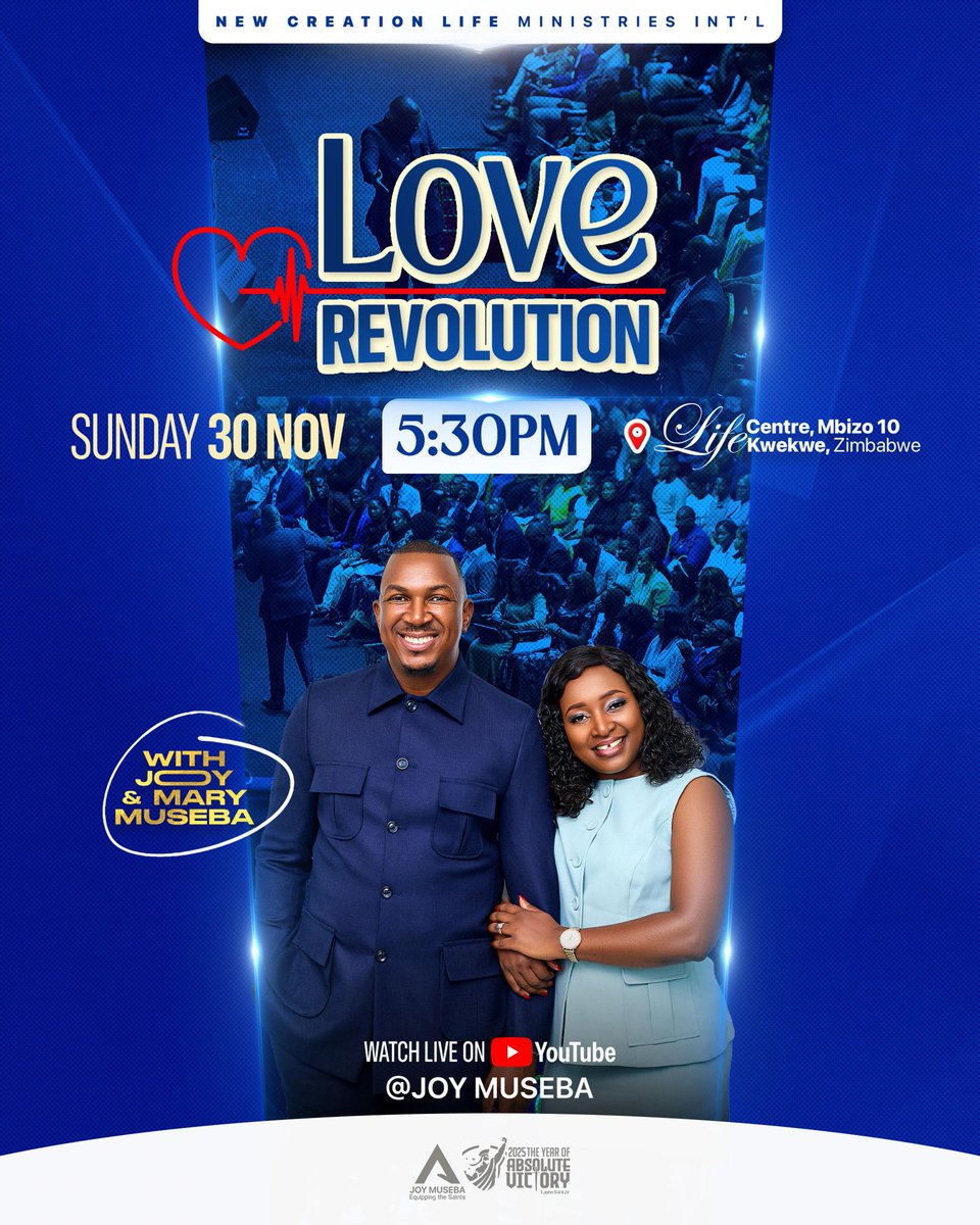 nclministries's tweet photo. Digging deep into God's love, heavy spiritual encounters await!
Come ready tomorrow at 5:30 PM and bring a loved one, to the Love Revolution.
#TheLoveRevolution
#LifeCentre
#AbsoluteVictory
#JoyMuseba
#MaryMuseba https://t.co/KhSQceNF5Y