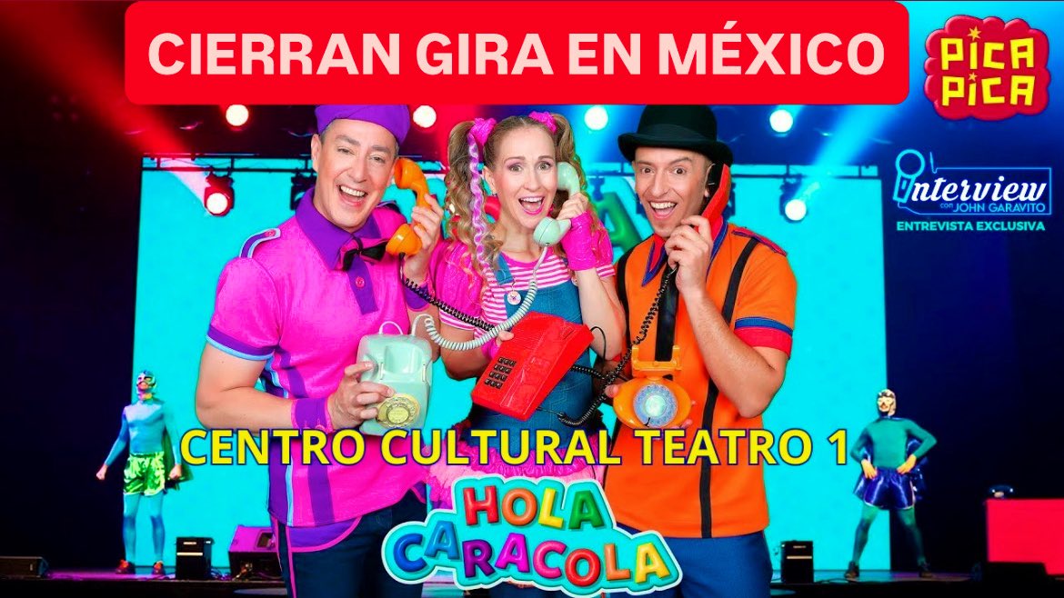 johngaravito's tweet photo. 🐚 #PICAPICA CIERRAN GIRA EN #CDMX #HolaCaracola Centro Cultural Teatro 1 @picapica
MIRA LO QUE DIJERON 👉🏽▶️https://t.co/qs1hKN08s8 vía @YouTube https://t.co/6b2rNViPYx