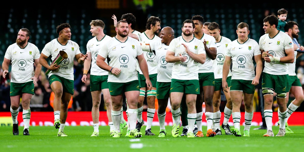 Springboks's tweet image. Reaction from Cardiff: “We delivered a controlled performance today and we don’t have guys who just roll over” - more here: tinyurl.com/6bwmcrb7 🗣
#Springboks #ForeverGreenForeverGold #WALvRSA