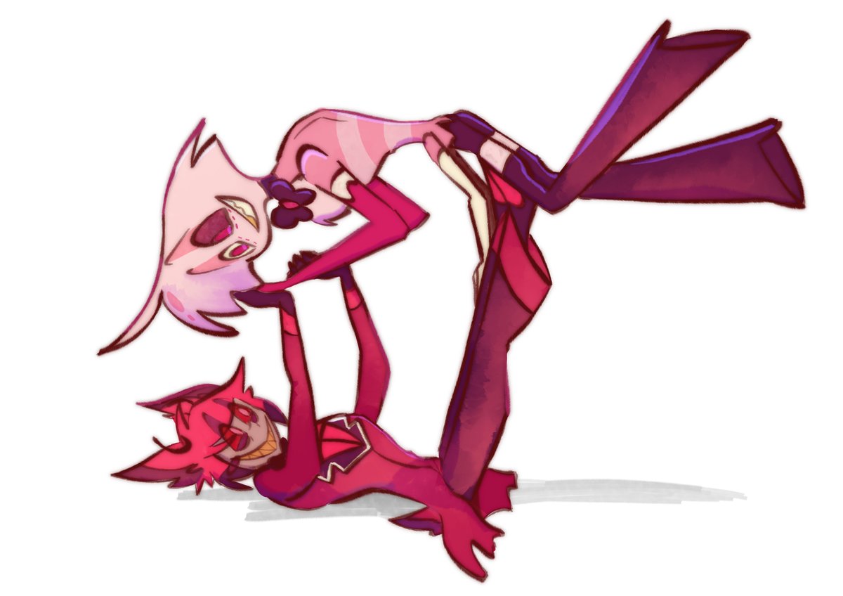 you ever love characters so much you start drawing them doing stupid shit?? 
#radiodust #hazbinhotel