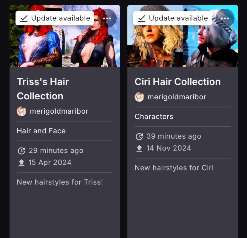 merigoldmaribor's tweet image. update!! 💇🏼‍♀️

next.nexusmods.com/profile/merigo…
