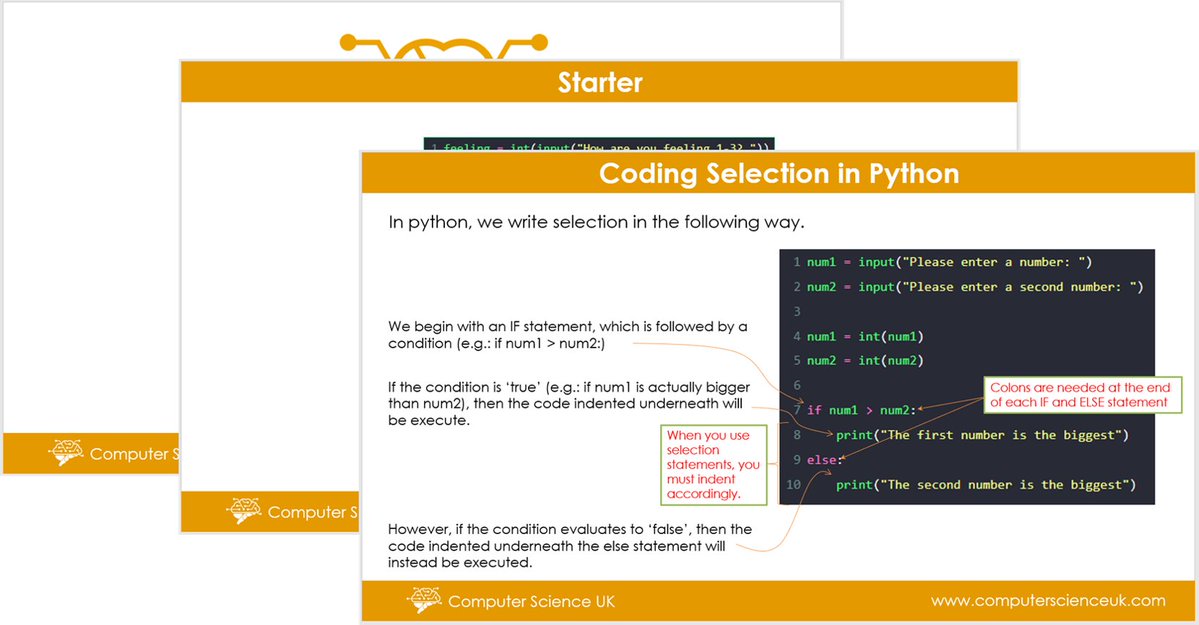 csuk_teacher's tweet image. Hey Teachers! 🎓 Save precious time with our editable Python presentations &amp;amp; workbooks. From intro to OOP, we&apos;ve got you covered. Dive in and make teaching Python a breeze! 💻📚
teacher.csuk.io
#CSTeacher #EdTechUK #education