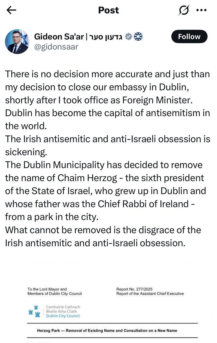 <a href="/SimonHarrisTD/">Simon Harris TD</a> <a href="/HMcEntee/">Helen McEntee TD</a> It’s too late <a href="/SimonHarrisTD/">Simon Harris TD</a> ! You and every other Jew hating arsehole on this Island have destroyed the countries reputation !!!