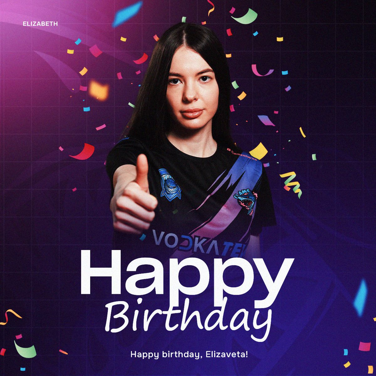 Congratulations to Elizaveta “Elizabeth” Ashina on her recent birthday! 

Wishing you pinpoint aim, the achievement of your dreams, and endless enjoyment of CS!

Join the celebration in the comments