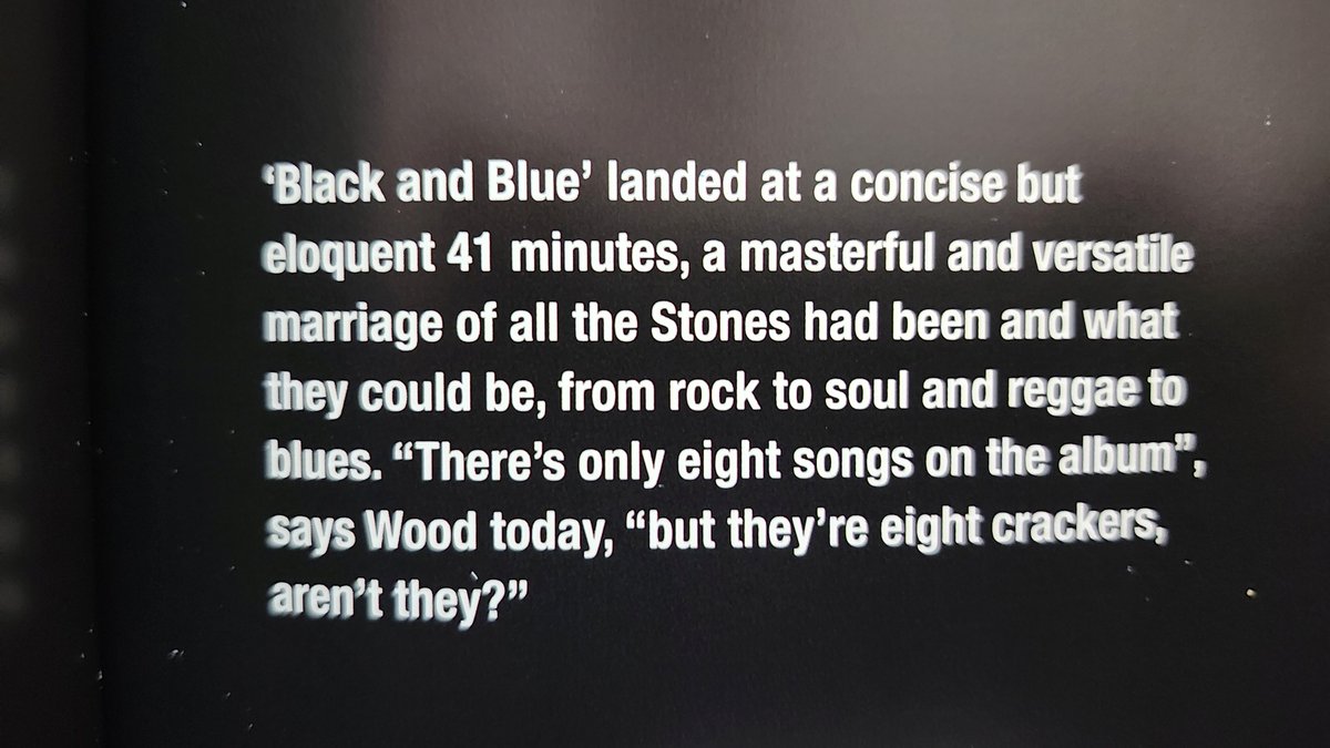Everybody probably thinks their first album as an official member of a band is 100% crackers. But this new Rolling Stones *Black &amp; Blue* box set proves Ronnie Wood is kind of right.