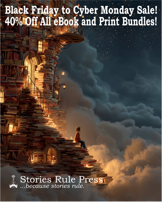 MarkPoseyAuthor's tweet image. ✨ Super-Bundles = entire worlds in one click.
This weekend only, every ebook and paperback super-bundle is 40% off.
Great for binge-reading. Even better for gifting.
Coupon: BFCM40
📚 StoriesRulePress.com/SuperBundles