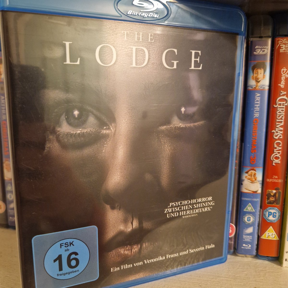 Random blu-ray from my #Christmas collection - The Lodge. Thoughts on this one? I really like it, but it's definitely one of the bleakest festive films