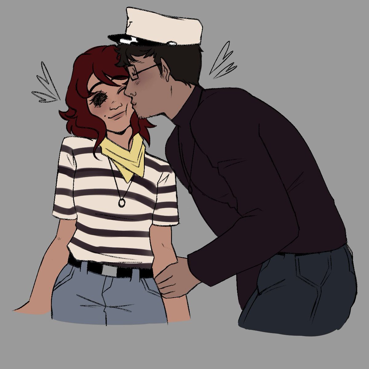 fuzzetz's tweet image. drawings i made for my bf @EL_GAMER_POBRE :3