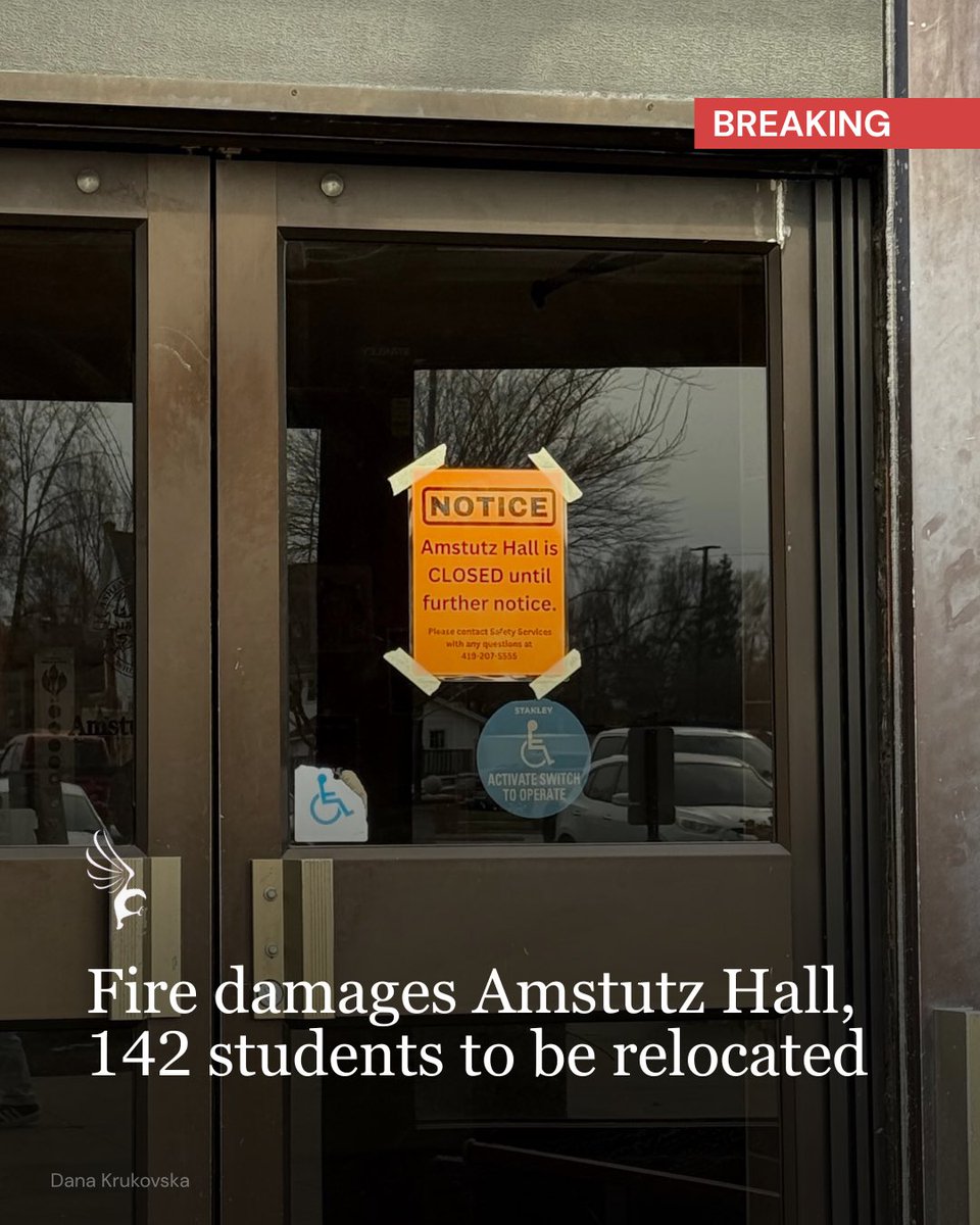 On the evening of Nov. 28, an electrical fire broke out on several floors of Amstutz Hall, causing smoke, water and electrical system damage. No students, employees or firefighters were injured.

Read more at the link in <a href="/AUCollegian/">The Collegian</a> bio.