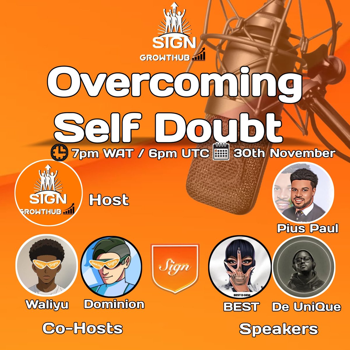 benz_urch01's tweet image. Self-doubt can silently limit your potential — but understanding it is the first step to overcoming it.

Join us as we dive deep into this important topic:

“OVERCOMING SELF DOUBT”

This conversation will help you recognize where self-doubt comes from, how it affects your…