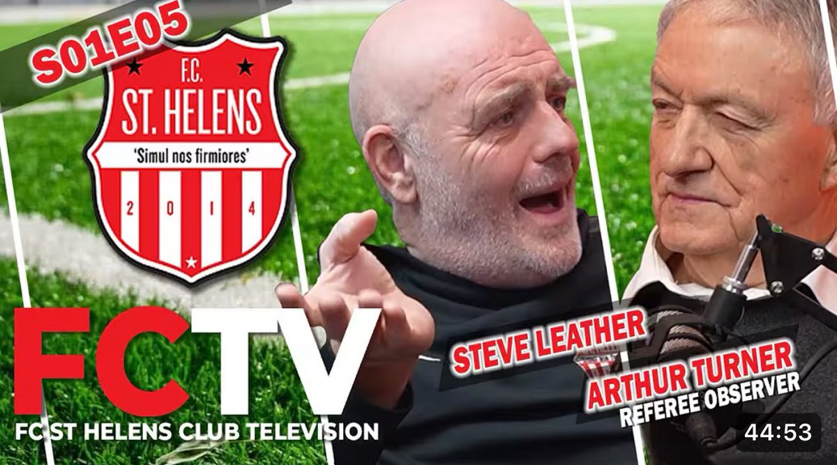 FCTV ep5 is live now! 🎥 

Join Steve Leather, club chairman and show host as he gets deep into it with expert ex-referee and current referee observer, Arthur Turner!  

A really insightful and at times touchy dialogue, with a few fouls, scowls, and great banter.

Watch here: