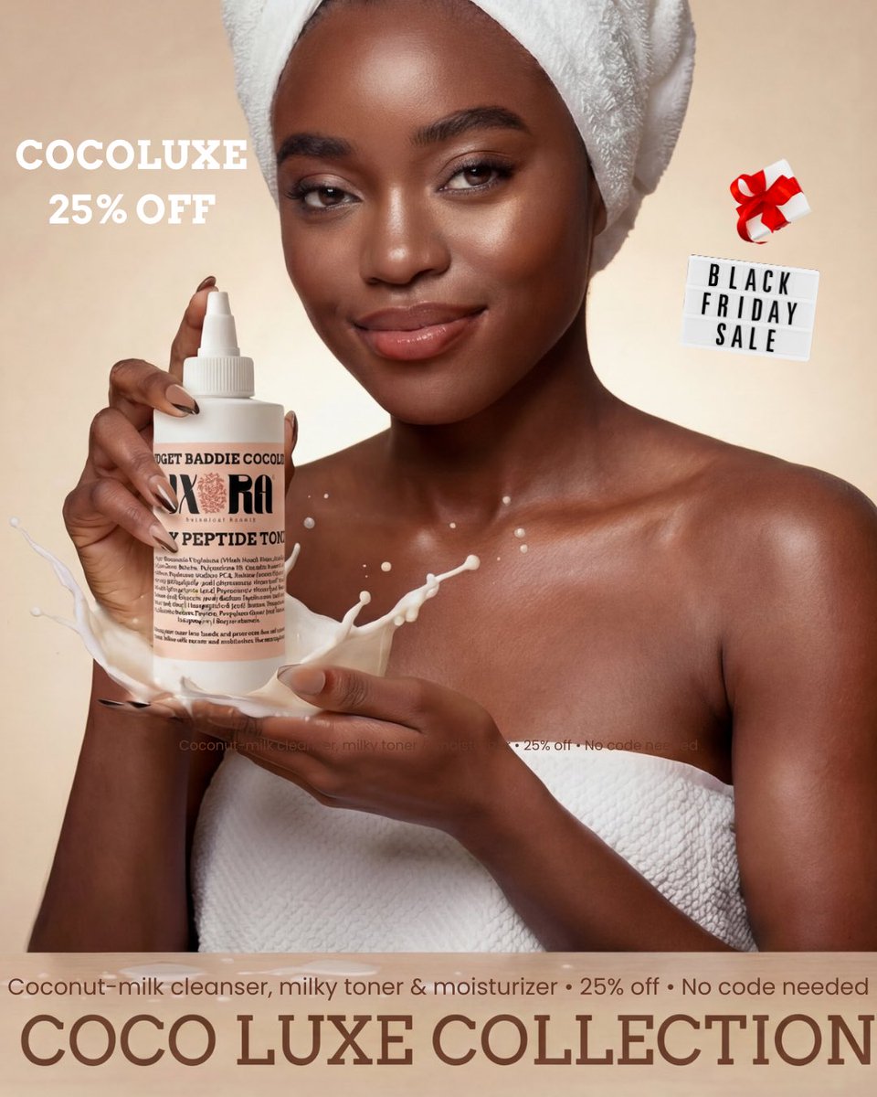 Have you guys tried the <a href="/IxoraBB/">Ixora Botanical Beauty</a> cocoluxe line? If you’re new to skin care and don’t want to break the bank, this is a great line for you. And today you can get the full size trio for $45! ixorabb.com/collections/co…