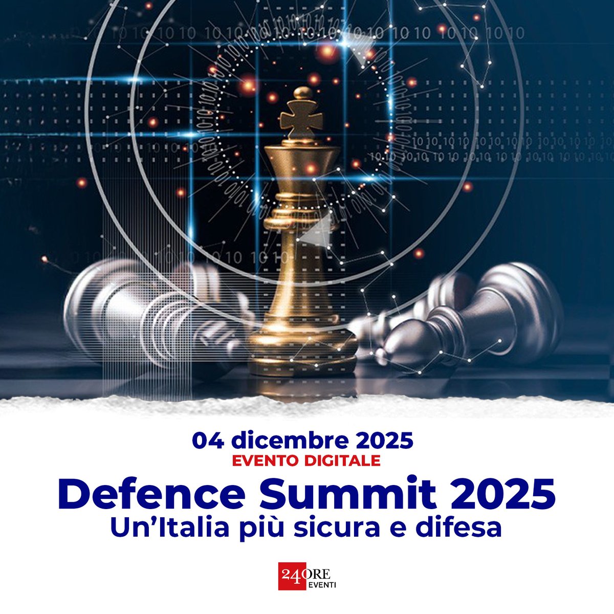 isabellarauti's tweet photo. Il 4 dicembre prima edizione del "Defence Summit"
⬇️
https://t.co/iSYbrraA8J
@sole24ore
#DefenceSummit #Futuro #Deterrenza #GuerraIbrida #Formazione
@GuidoCrosetto @MinisteroDifesa @SM_Difesa @Esercito @ItalianAirForce @ItalianNavy @_Carabinieri_
#UnaForzaperilPaese #forzearmate #Alserviziodelpaese #Difesa