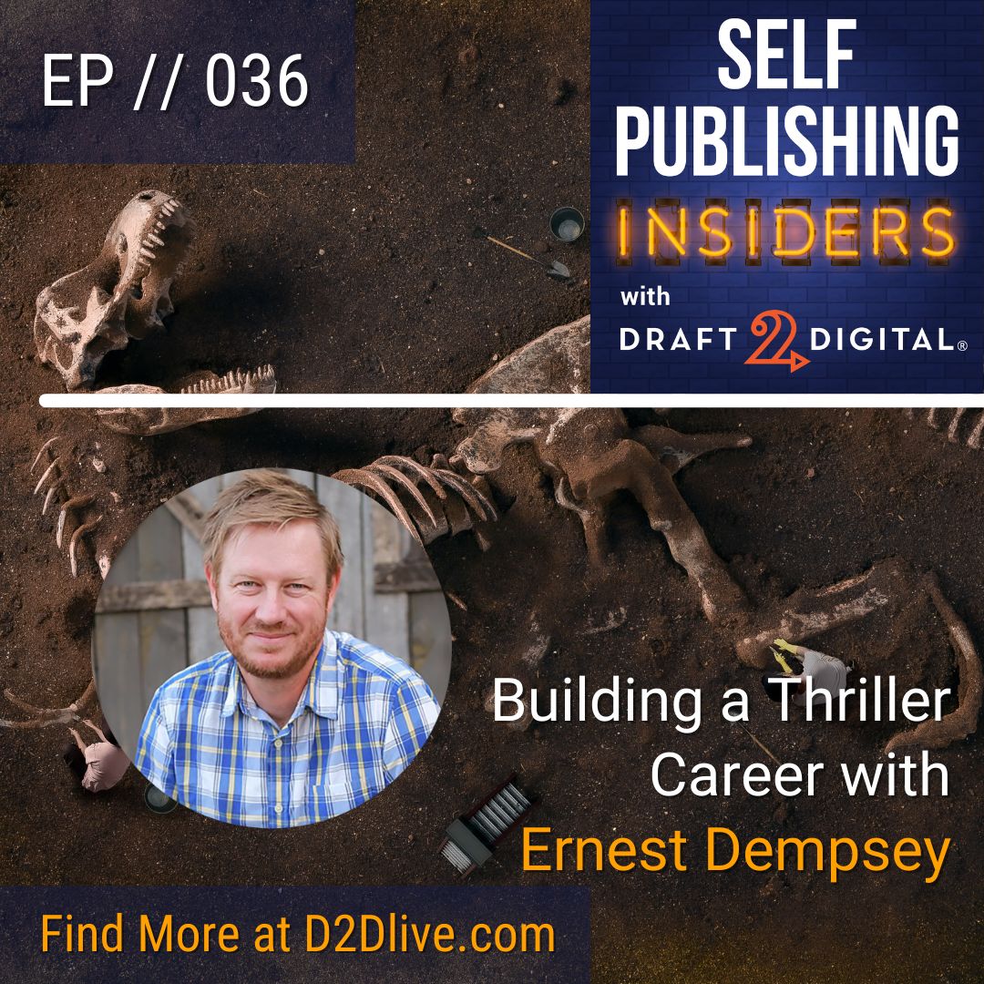 Building a Thriller Career with Ernest Dempsey
// Self Publishing Insiders // EP036

draft2digital.com/blog/building-…

#selfpublishinginsiders #podcast #YouTube #livestream #writingcommunity #amwriting

w/ <a href="/Ernest_Dempsey/">Ernest Dempsey</a>