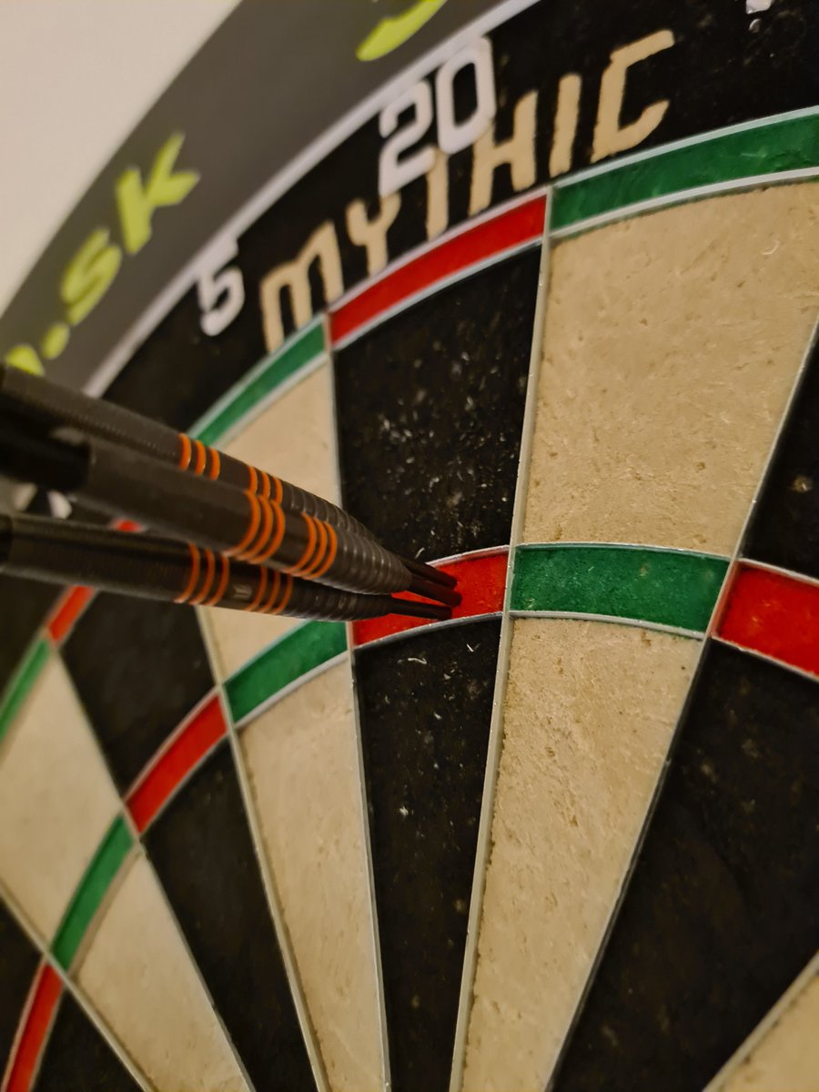 Finally hit one after a long time but that grouping...
#darts