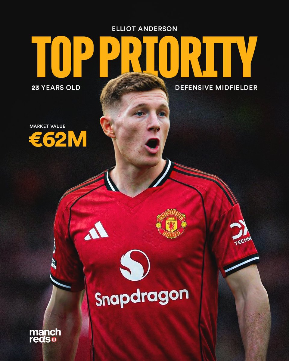 manchreds's tweet image. 📰 The Athletic / @ lauriewhitwell 

Elliot Anderson kini menjadi prioritas utama Manchester United di lini tengah. Klub akan berusaha dengan keras untuk datangkan sang pemain.

#mufc