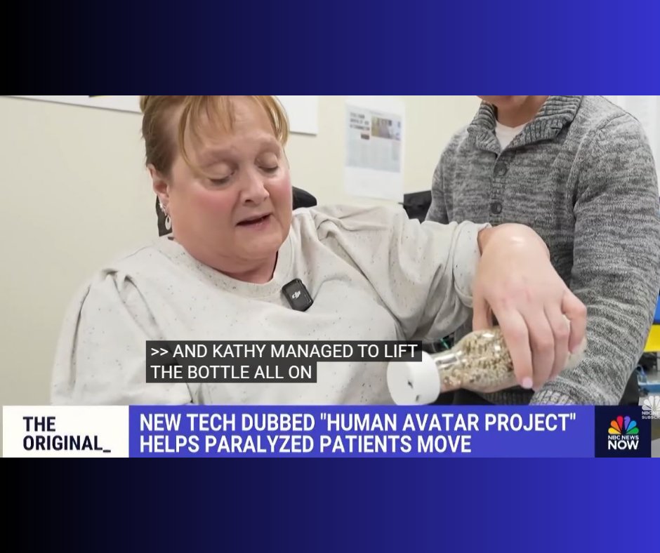 SPINALpedia's tweet image. Cathy, a 63 year old woman, is taking part in a trial called the &quot;Human Avatar Project&quot; that&apos;s helping restore movement to people with spinal cord injuries. The trial utilizes a neural implant
spinalpedia.com/community/vide…
#spinalcordinjuryresearch #spinalcordinjury