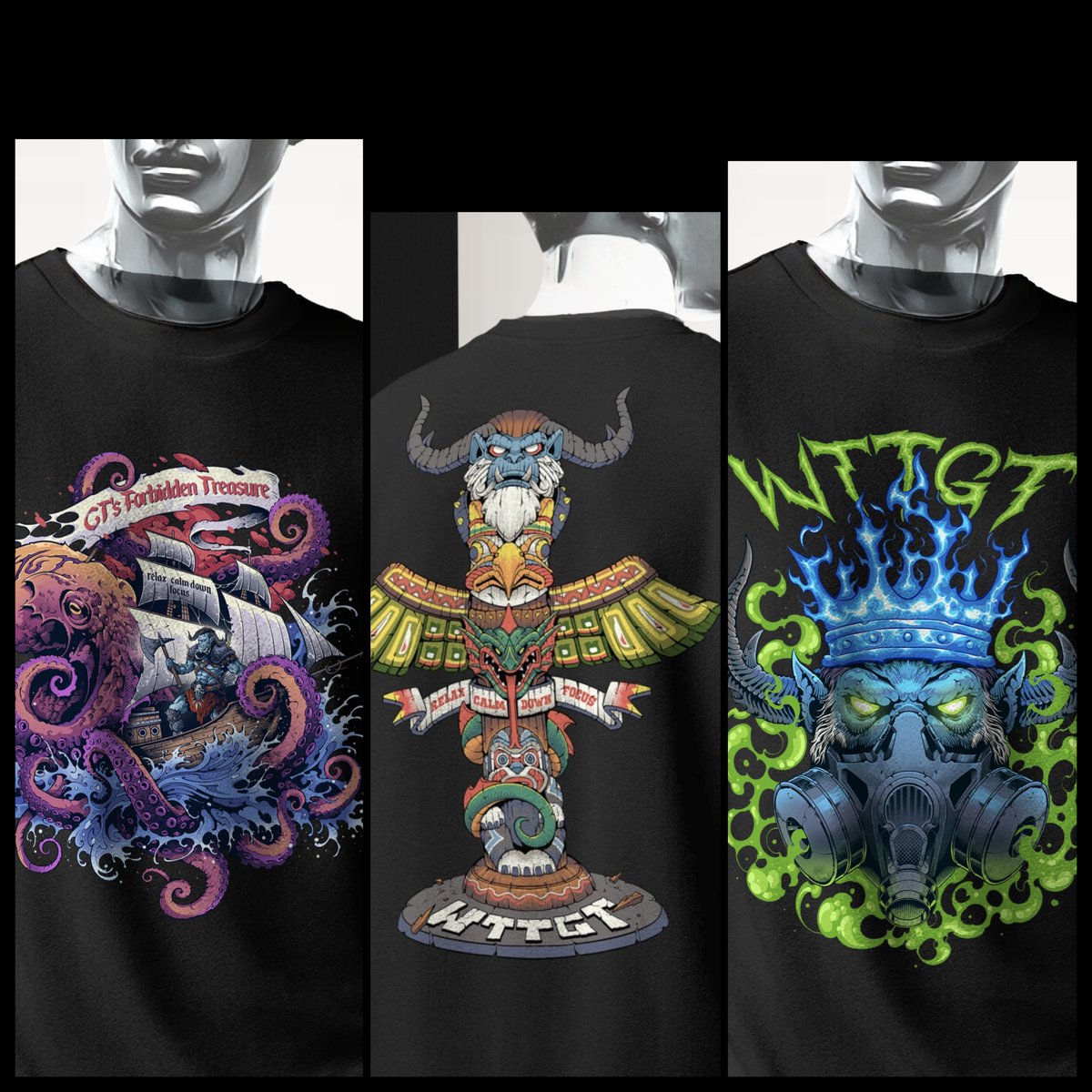 Store is live over at WTTGT.COM, 3 brand new designs are live this week only then never sold again!