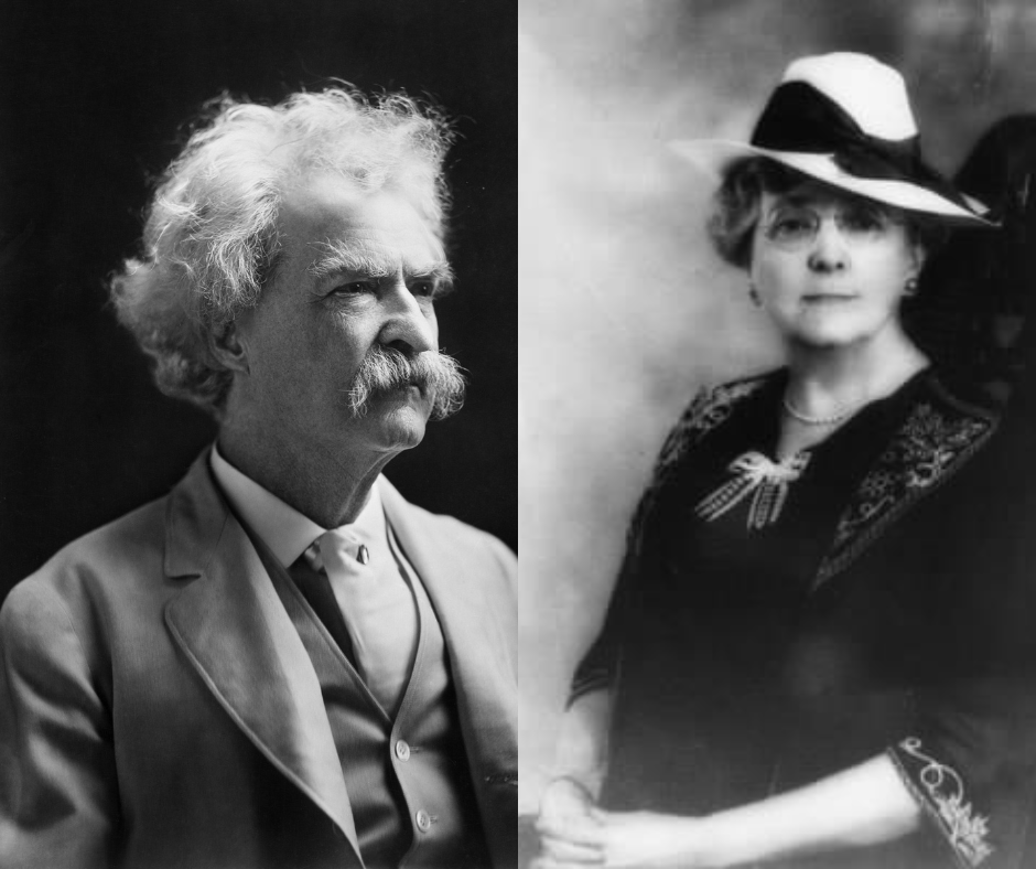 Happy Birthday to both these amazing writers!

Twain was born on November 30, 1835, while Maud was born in 1874.

Twain was a fan of Anne and once stated that "Anne of Green Gables "Is the dearest most moving and delightful child since the immortal Alice."