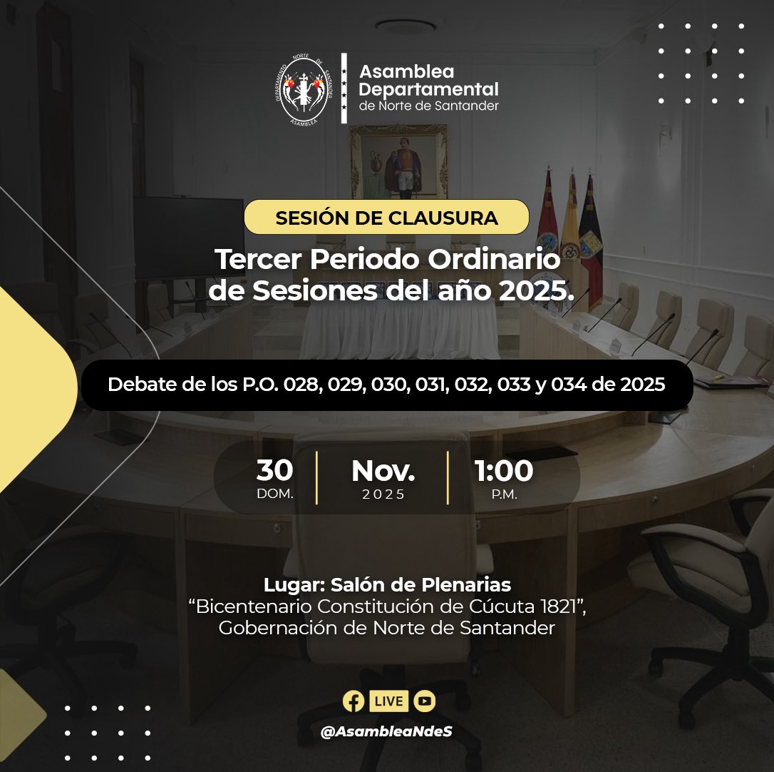Asamblea de Norte de Santander tweet media