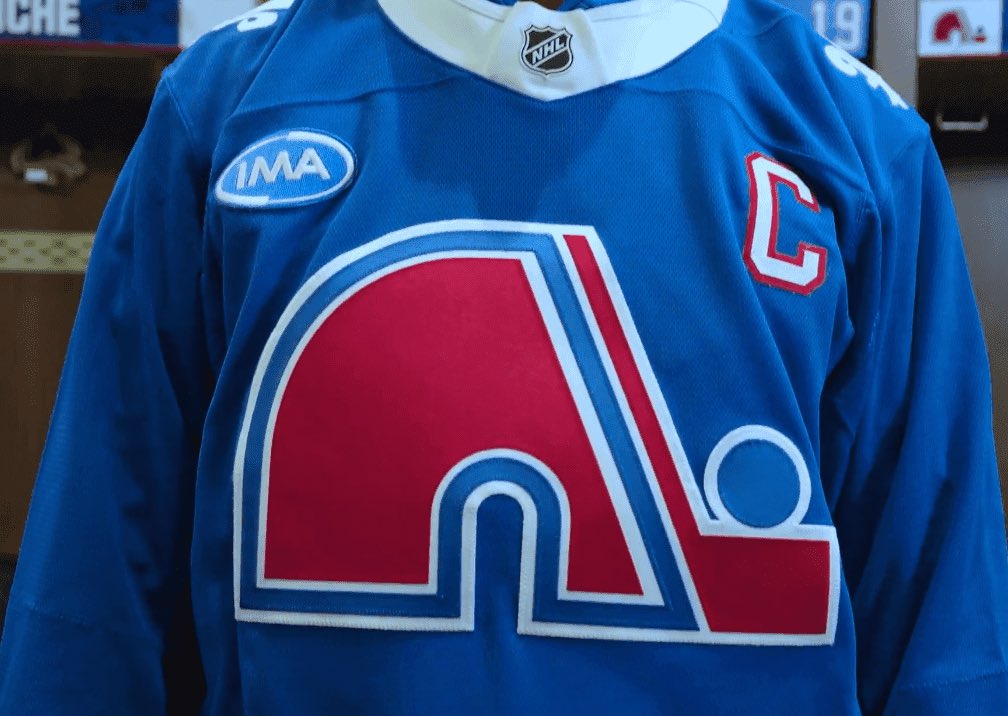 TheSPMess's tweet image. Love that @Avalanche are wearing their throwback jerseys against @CanadiensMTL today! 

Oh the memories. 

Thanks AV’s 

#LetsGoHabs