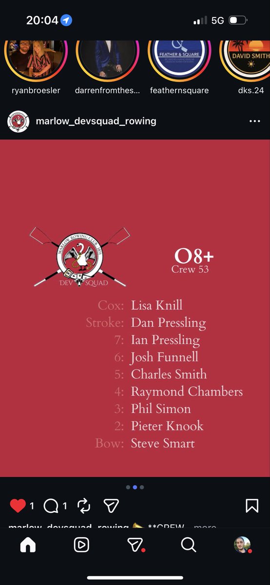 I’m pretty sure I’ve had Covid this week …. So let’s see how this one turns out! 

Wish me luck in Oxfordshire tomorrow, rowing in a category against university students half my age 🤣😋 

First head race since January!